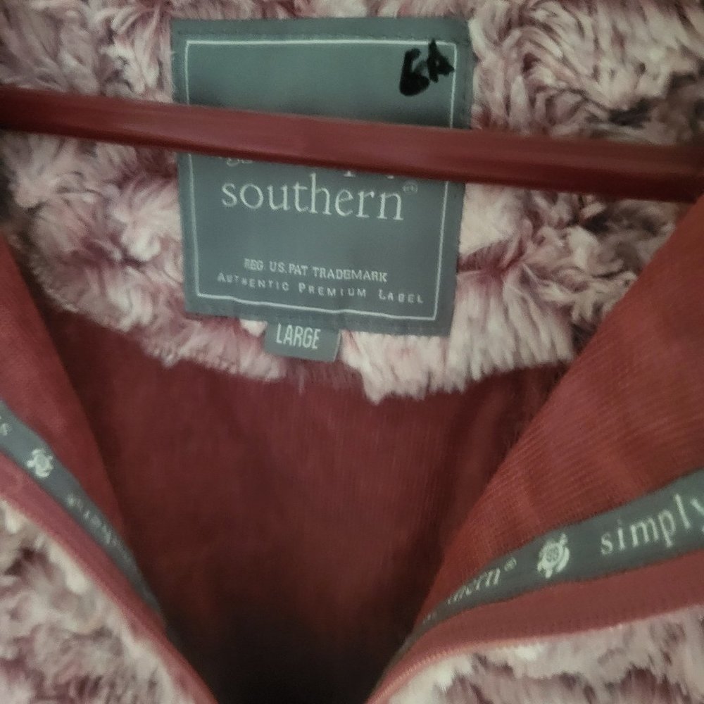 Simply southern fuzzy jacket